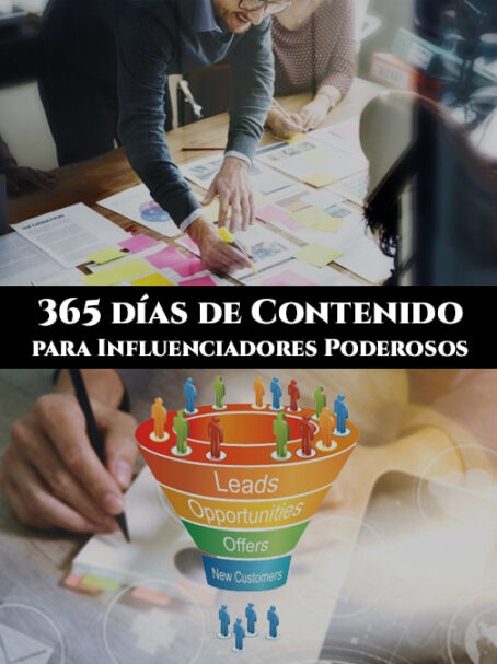 365 días de Contenido: Para Influenciadores Poderosos -$115 usd