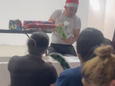 Donación Niños Soatá Diego El mentor2